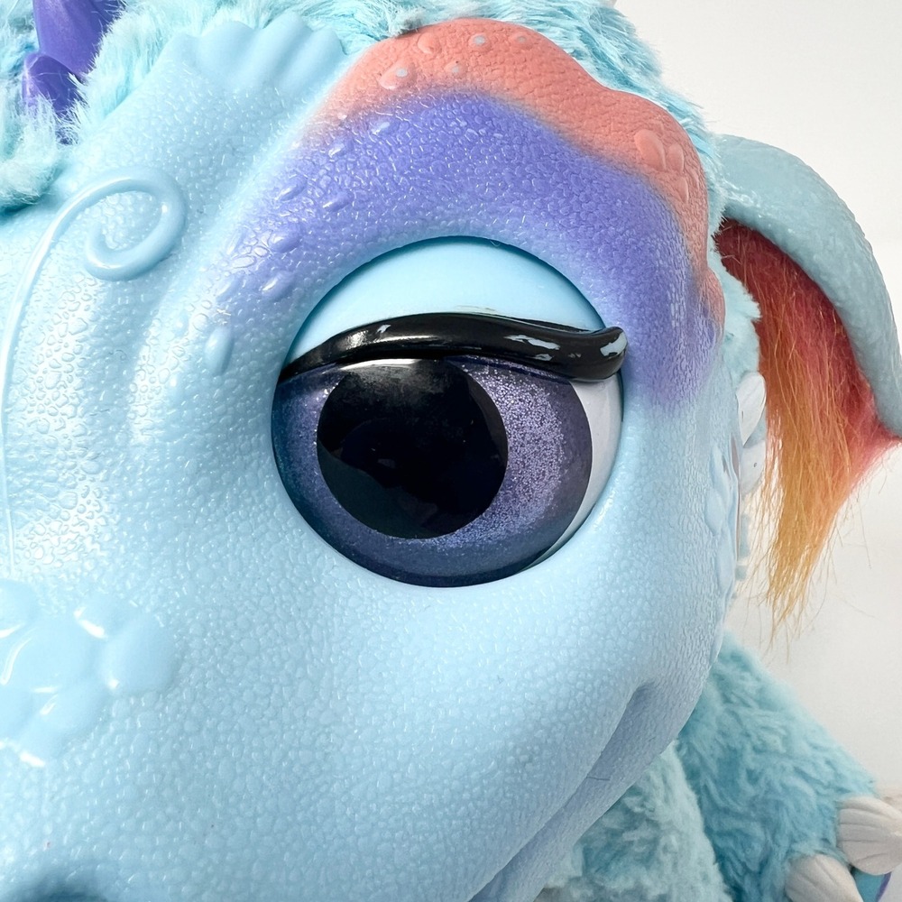 Hasbro FurReal Friends Torch My Blazin Dragon Interactive Plush Blue Tested - Picture 10 of 16